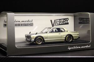 ビクトリー限定 1/43 Nissan Skyline 2000 GT-R KPGC10 Gold イグニッションモデル IG0198 日産 スカイライン ゴールド ジャンク