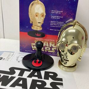 0118E スターウォーズ STAR WARS トリロジーコレクション ミニチュアヘルメット C-3PO TRILOGY COLLECTION フィギュア Riddell