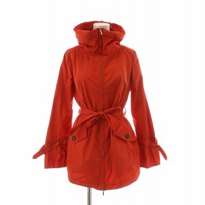 MAX MARA WEEKEND LINE ジャケット コート 背抜き ハイネック フード収納式 ジップアップ 36 XS 赤