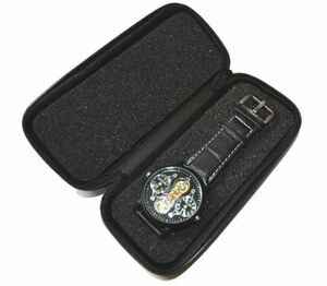 送料無料 腕時計ケース １本収納 時計 ウォッチケース 持ち運びに便利　バックの中で　時計保護