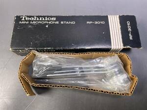 未使用新品　Technics ミニマイクスタンド RP-3010 PF1/2 折り畳み式 三脚 携帯用 テクニクス 松下電器