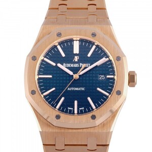 オーデマ・ピゲ AUDEMARS PIGUET ロイヤルオーク オートマティック 15400OR.OO.1220OR.03 ブルー文字盤 中古 腕時計 メンズ