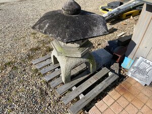 雪見灯篭　庭園　和風　石　日本庭園　灯篭　石灯籠　引き取りお勧め　NO,１　高級品