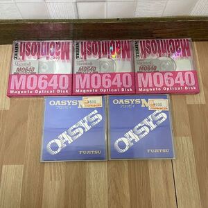 未開封 SMO640 3.5型光磁気ディスク 640MB Macintosh専用フォーマット済 TMO-640M FUJITSU 富士通 OASYS MF フロッピーディスク km1103