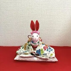 ちりめん細工　うさぎざ