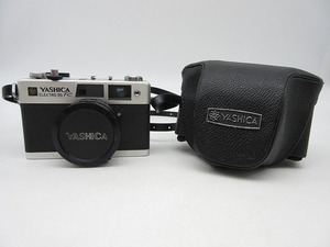 ★sm0843　ヤシカ　エレクトロ35　FC　ケース付　YASHICA　フィルムカメラ　コレクション　当時物　昭和レトロ　部品取り　ジャンク品★