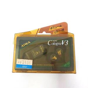 366B-06 【1円～】 AIWA HP-V3 カセットボーイ用イヤホン イヤフォン 青 ブルーアイワ