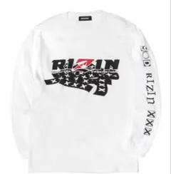 RIZIN 長袖Tシャツ ホワイト　Mサイズ