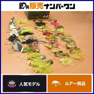 【人気モデル☆1スタ】ワイヤーベイト 33個セット ケース付 メガバス ノリーズ レイドジャパン ゲーリーヤマモト OSP ブラックバスCKN