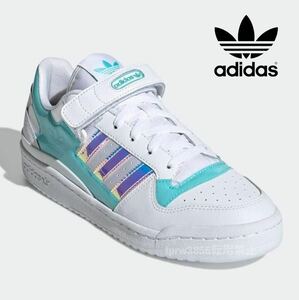 新品未使用 アディダス【29cm】FORUM LOW 定価10989円 フォーラム レザー 本革 adidas スニーカー アディダス シューズ 3398 ローカット