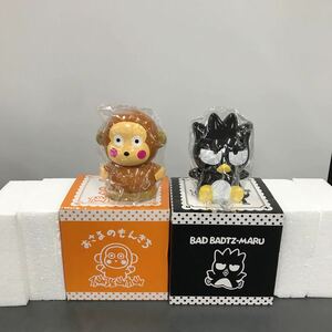 サンリオ 貯金箱　おさるのもんきち　バッドバツマル　2個セット　人気キャラクター　おもちゃ　現状品