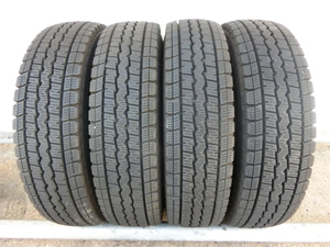 ★ 145R12 6PR ★ 4本セット ★ DUNLOP ★ WINTERMAXX SV01　残溝8分山　軽トラ軽バン　用スタッドレス　145/80R12