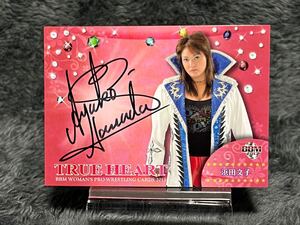 2013 BBM TRUE HEART 浜田文子　直筆サインカード 女子プロレスカード