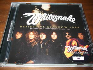 WHITESNAKE《 DEFINITIVE GLASGOW 84 Soundboard Recording 》★ライブ