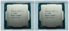 intel Core i7-7700K 【CPU  2点セット】まとめ売り