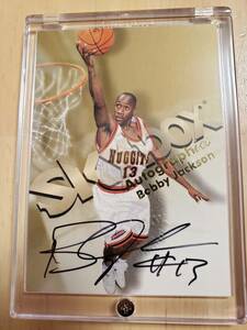 レア サイン 1998 -99 Skybox Autographics BOBBY JACKSON Auto / ボビー ジャクソン Autograph NBA