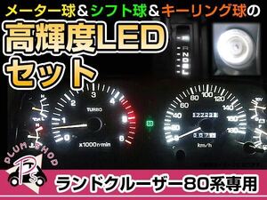 ランクル 80 LEDセット / メーターシフト / キーリング / ホワイト /