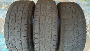 ★現品限り特価★ブリヂストン　DUELER A/T 001 265/70R16 112S　ホワイトレター　合計3本セット 　ハイラックスサーフ　ランクル