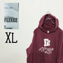 USA古着 fleece アメリカ製　スウェット　パーカー　XL