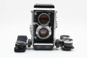 【美品 動作確認済】 Mamiya マミヤ 二眼カメラ C3 Professional TLR 6x6 + 105mm F/3.5 + 80mm F/2.8 2151611