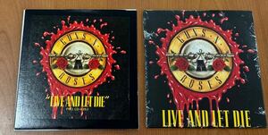 US オリジナルシングルCD Guns n Roses “Live and Let Die” 【SEALED/未開封】【プロモ盤/promotional copy /中古美品】