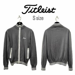 【Titleist】美品　フルジップセーター（グレー） S【タイトリスト】ゴルフウェア ニット キャロウェイ サイコバニー Admiral Golf