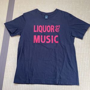 Number (N)ine ナンバーナイン Liquor & Music リキュールミュージックロゴtシャツLIQUOR & MUSIC 半袖Tシャツ 宮下貴裕 ミスチル 桜井和寿