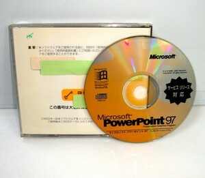 【同梱OK】 激レア / Microsoft PowerPoint 97 / サービスリリース対応 / WIndows95 / NT / パワーポイント / プレゼンソフト