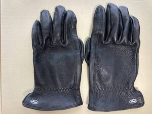 ブコ BUCO モーターサイクル グローブ motorcycle glove ディアスキン deerskin ブラック サイズM トライアンフ チョッパー