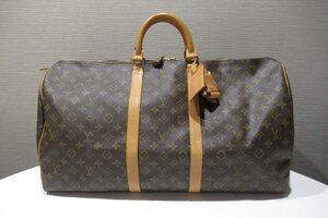 ルイヴィトン LOUIS VUITTON キーポル55 M41424 ボストンバッグ モノグラム 旅行 中古 ランクAB BRB・バッグ・財布