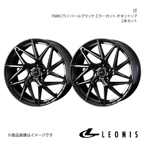 LEONIS/IT アコード CL7/CL8/CL9 アルミホイール2本セット【15×6.0J 5-114.3 INSET50 PBMC/TI】0040569×2