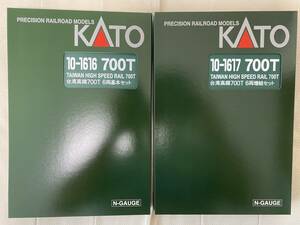 Nゲージ KATO 10-1616/10-1617 台湾高鐵 700T 基本、増結 新品未使用品、KATO 11-212ver.3 新品室内灯12両分付き