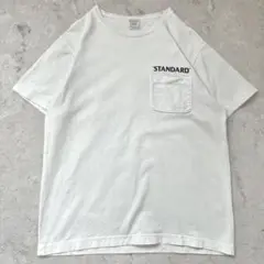 【キャンバー】USA製 Lサイズ ロゴ入り ポケット Tシャツ 白 camber