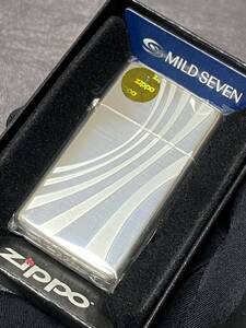 zippo MILD SEVEN Armor Case 限定品 2面刻印 希少モデル 2010年製 マイルドセブン アーマー ケース 保証書付き