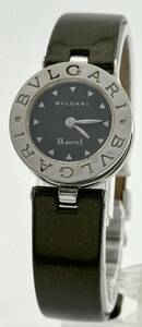 「ブルガリ　1円～」　「BVLGARI」　BZ22S　ビーゼロワン　黒文字盤　腕時計　クォーツ　稼働　レディース　B97E49