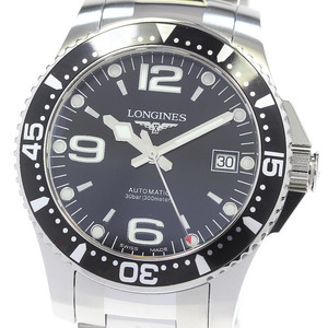 ロンジン LONGINES L3.641.4 ハイドロ コンクエスト スポーツ デイト 自動巻き メンズ 良品 _860595