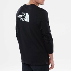 美品ザノースフェイスTHE NORTH FACE L/S Easy Tee★長袖Tシャツ★サイズS黒ブラック★ロンT★A22388