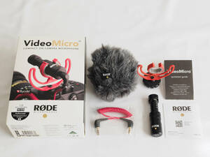 【美品】ロード RODE 小型コンデンサーマイク VideoMicro