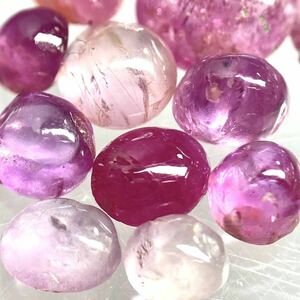 〔天然ルビーおまとめ〕J 重量約100ct 裸石 宝石 Ruby ruby コランダム 紅玉 カボション jewelry ジュエリー DD5 