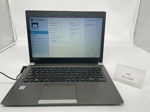 ジャンク/TOSHIBA Dynabook R63/D/ Intel　Corei5 6300U 2.5GHz /256G/ 4G /13.3インチ　