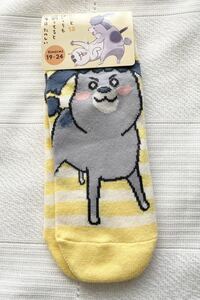 定価￥528★新品19～24㎝　犬と猫どっちも飼ってると毎日楽しい　スニーカーソックス　④　靴下　ショートソックス　アンクルソックス