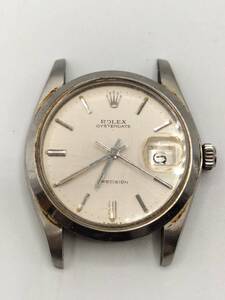 U532 1円～ 不動品※訳あり ロレックス ROLEX オイスターデイト 6694 自動巻き 腕時計 シルバー文字盤 メンズ 本体のみ