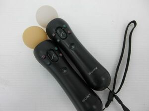 静◆SONY/PS3用　PlayStation Move モーションコントローラー/CECH-ZCM1J/本体のみ/2個セット/ジャンク品◆K-457