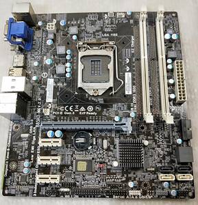 【中古パーツ】BIOS確認のみ、B85H3-M4 V:2.0 マザーボード ＩＯパネル付　LGA1150 ■MB1732