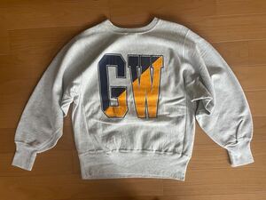 売り切り 両面 チャンピオン リバースウィーブ 90s USA製 刺繍タグ ヴィンテージ Vintage カレッジ Champion スウェット