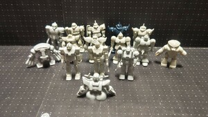 森永チョコスナック 機動戦士ガンダム スケールモデル モビルスーツ 15個　ミニガンプラ　当時物　ジャンク　1スタ