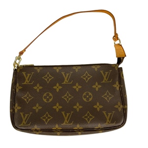 ルイ・ヴィトン LOUIS VUITTON ポシェット・アクセソワール M51980 ブラウン モノグラムキャンバス ハンドバッグ レディース 中古