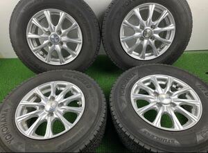 JOKER 13インチ　5.00B off+36 pcd100/4H ヨコハマ　ICE GUARD IG91 165/80R13 2016年　4本 サクシート　プロボックスに！