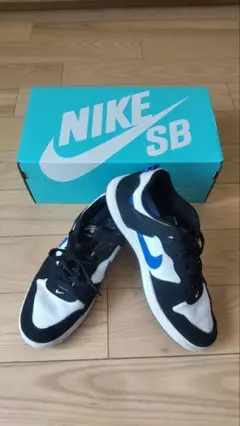 Nike SB スニーカー 黒/青/白 25.5センチ