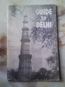 1955年GUIDE to DELHI/インド デリーのガイド(英文)市街図/施設